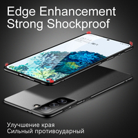 Ultra cienki twardy futerał do Samsung Galaxy S20 Fe S21 uwaga 20 Ultra 9 8 10 S9 S8 Plus S10e Lite matowy jednolity kolor powrót skrzynki pokrywa 3